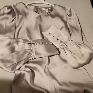 Express Shimmering Satin Dress